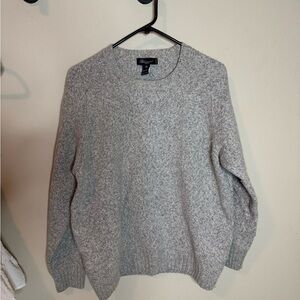 Blumarine Uomo Gray Wool Blend Crewneck Sweater Men’s XL Fits L Made Italy